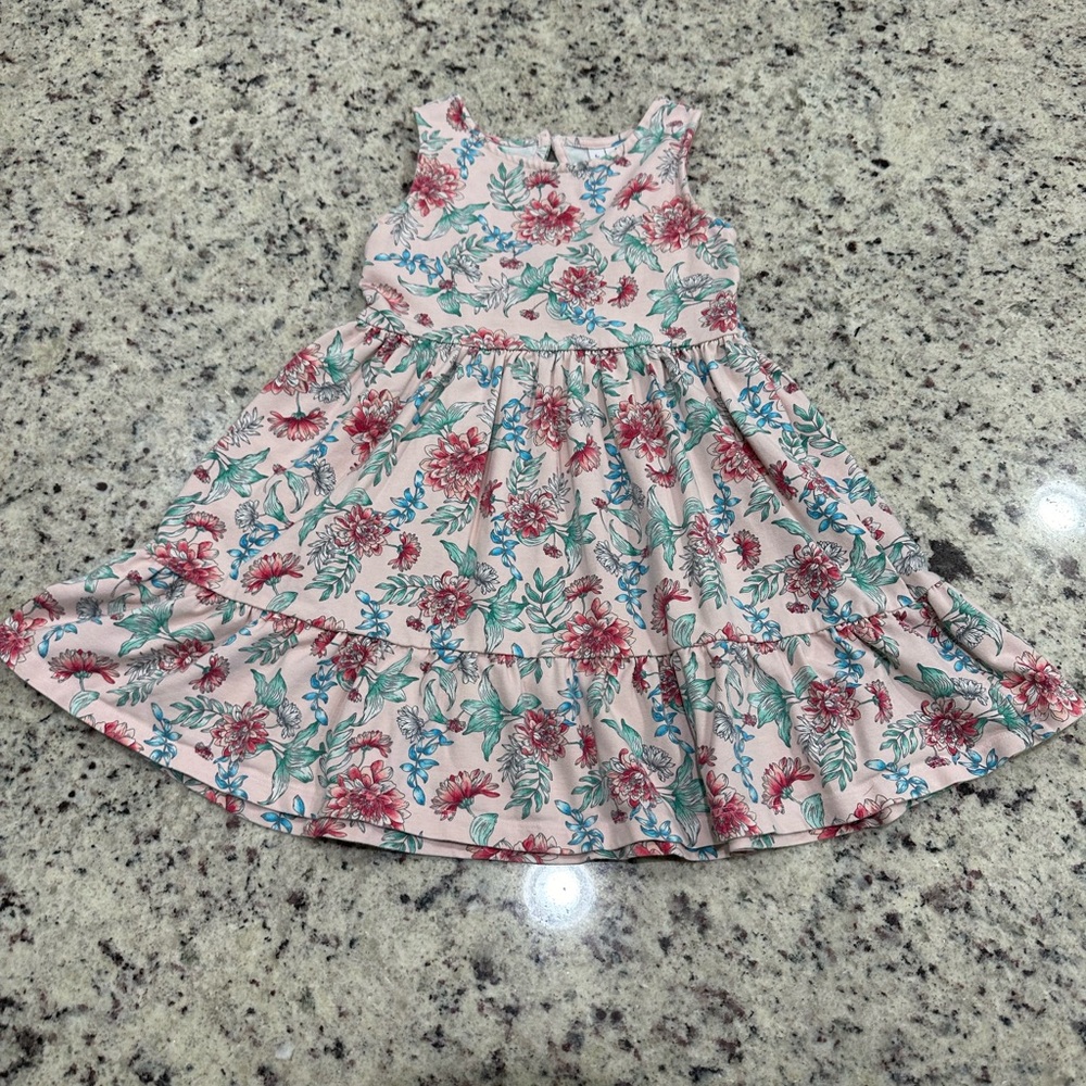 Janie and Jack White Cream Tiered Ruffled Sundress